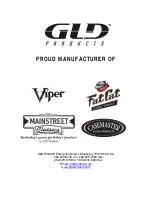 Preview for 20 page of GLD Products 64-0147 Manual