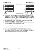 Preview for 16 page of GLD Products Orion Manual