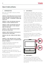 Preview for 4 page of Glen Dimplex Blaze B700 Operating Instructions Manual