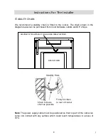 Preview for 9 page of Glen G797 Installation And User Instructions Manual