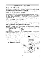 Preview for 10 page of Glen G797 Installation And User Instructions Manual