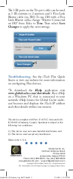 Preview for 2 page of Global Cache Flex Link Quick Start