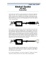 Global Cache GC-CGX GC-100 Quick Start Manual preview