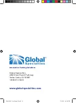 Preview for 37 page of Global Specialties 3600 User Manual