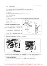 Preview for 22 page of Global WF 1767-AE-AUT Instruction & Parts Manual