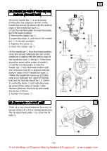 Preview for 16 page of Global WF3955-45AUT Series Instruction Manual Book And Parts Book