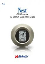 Globalsat GPS Director YE-GD101 Quick Start Manual preview