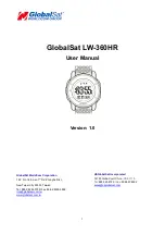 Globalsat LW-360HR User Manual preview