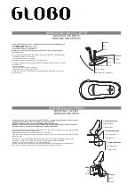 Preview for 2 page of Globo PAESTUM Vasca PA100 Quick Start Manual