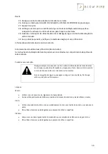 Preview for 50 page of Glow Fire 190101 User Manual And Safety Instructions