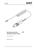 Preview for 1 page of GLW AC 100 Operating Instructions Manual