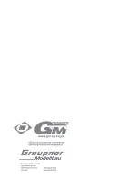 Preview for 24 page of GM-Racing 90506.RTR Elektroquad 2WD Instruction Manual