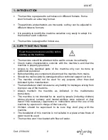 Preview for 3 page of GM VENDING AVANT L 30 Instruction Manual