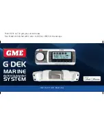 GME G-DEK Instruction Manual preview