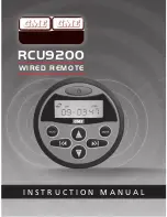 GME RCU9200 series Instruction Manual preview