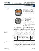 Preview for 22 page of GMR STAMA Evo Operating Instructions Manual