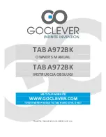 Preview for 1 page of Goclever A972BK Owner'S Manual