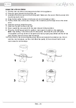 Preview for 26 page of Goddess JUI 151SS Instruction Manual