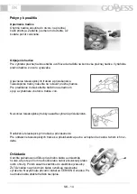 Preview for 14 page of Goddess Predator CL 480 Instruction Manual