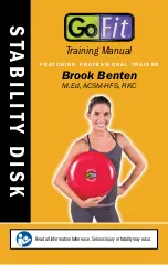 GoFit Broak Benter Training Manual preview