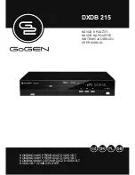 Gogen DXDB 215 User Manual preview