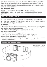 Preview for 8 page of Gogen HL01B User Manual