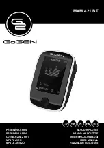 Gogen MXM 421 BT User Manual preview