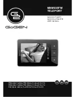 Gogen MXM935FM User Manual preview