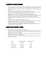 Preview for 4 page of Goldair FSC110 Operating Instructions Manual