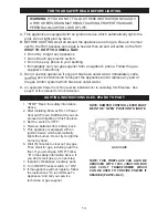 Preview for 14 page of Golden Blount LFP9618 Installation And Operating Instructions Manual