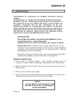 Preview for 3 page of goldstein PF-2-36G-40 Installation Procedures Manual