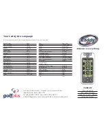 Preview for 24 page of Golf Plus Caddy Lite User Manual