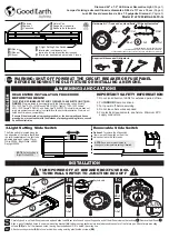 Good Earth Lighting LF1263-BK2-46LFC-G Installation Manual preview