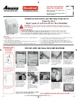 Preview for 1 page of Goodman HUM-FP Installation Instructions