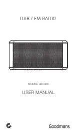 Preview for 1 page of Goodmans 363306 User Manual