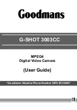 Goodmans G-SHOT 3003CC User Manual preview