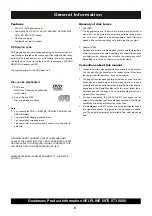 Preview for 7 page of Goodmans GDVD148HDMI Instruction Manual