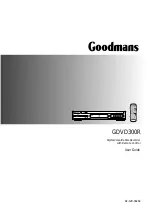 Goodmans GDVD300R User Manual preview