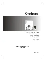 Preview for 1 page of Goodmans GDVD67W4LCDK User Manual