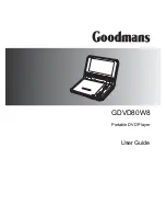 Goodmans GDVD80W8 User Manual preview