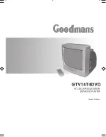 Preview for 1 page of Goodmans gtv14t4dvd User Manual