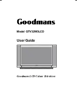 Goodmans GTV32W3LCD User Manual preview