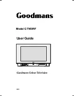 Preview for 1 page of Goodmans GTV69RF User Manual