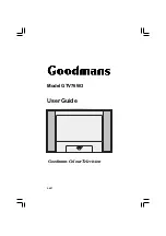 Goodmans GTV76W3 User Manual preview