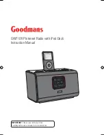 Preview for 1 page of Goodmans GWF101IP Instruction Manual