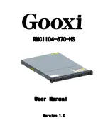 Gooxi RMC1104-670-HS User Manual preview