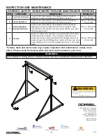 Preview for 12 page of GORBEL Adjustable Gantry Crane Installation, Operation & Maintenance Manual