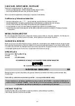 Preview for 21 page of Gorenje 579493 Instruction Manual