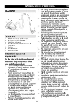 Preview for 23 page of Gorenje G FORCE PRO VCEA23GPRBU Instruction Manual