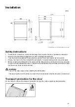 Preview for 31 page of Gorenje GS671C60W Operating Instructions Manual